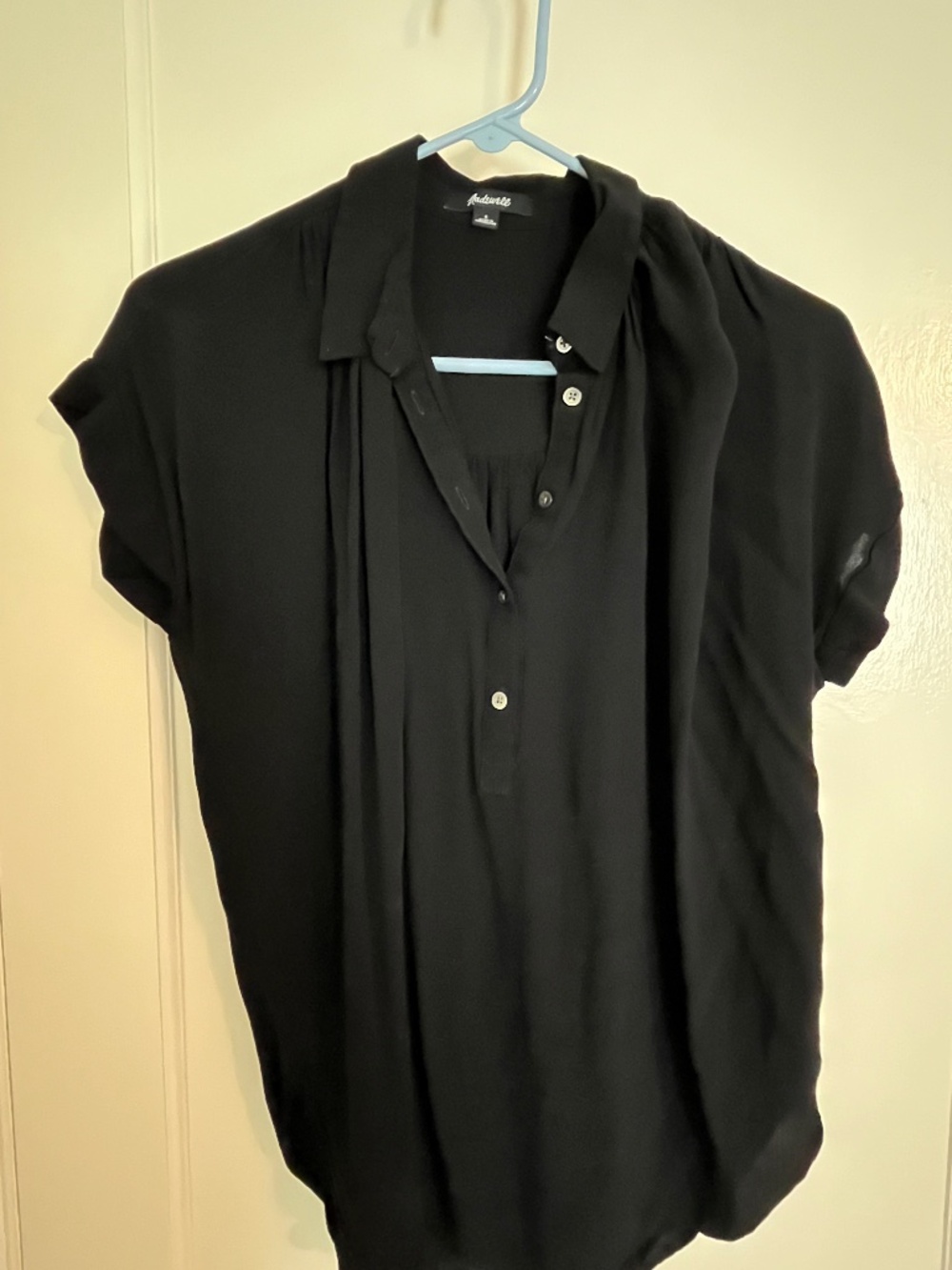 Madewell (Small) Drapy short sleeved blouse